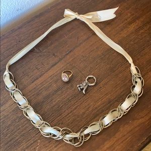Necklace and ring combo